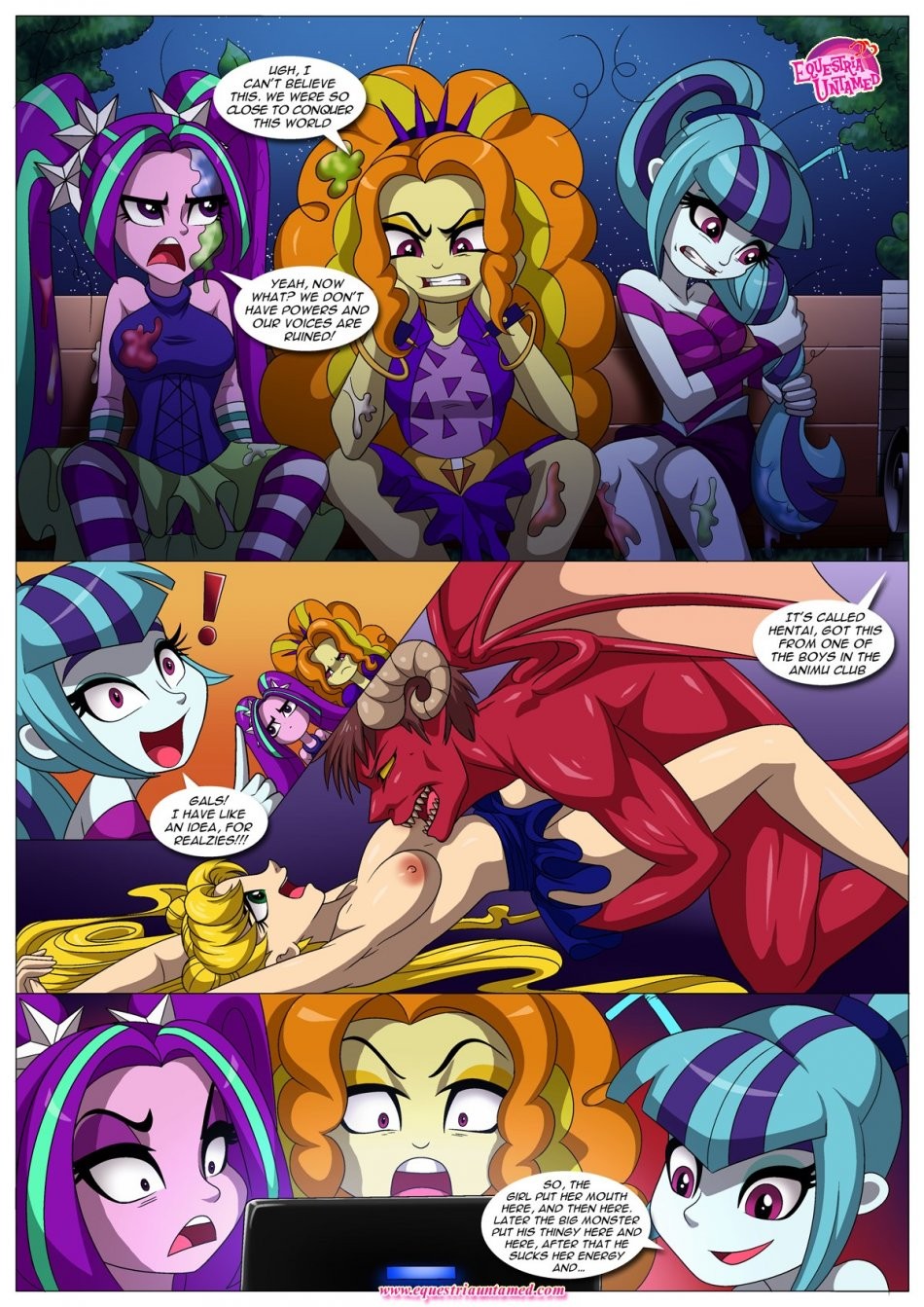 The Dazzlings Revenge porn comic picture 2