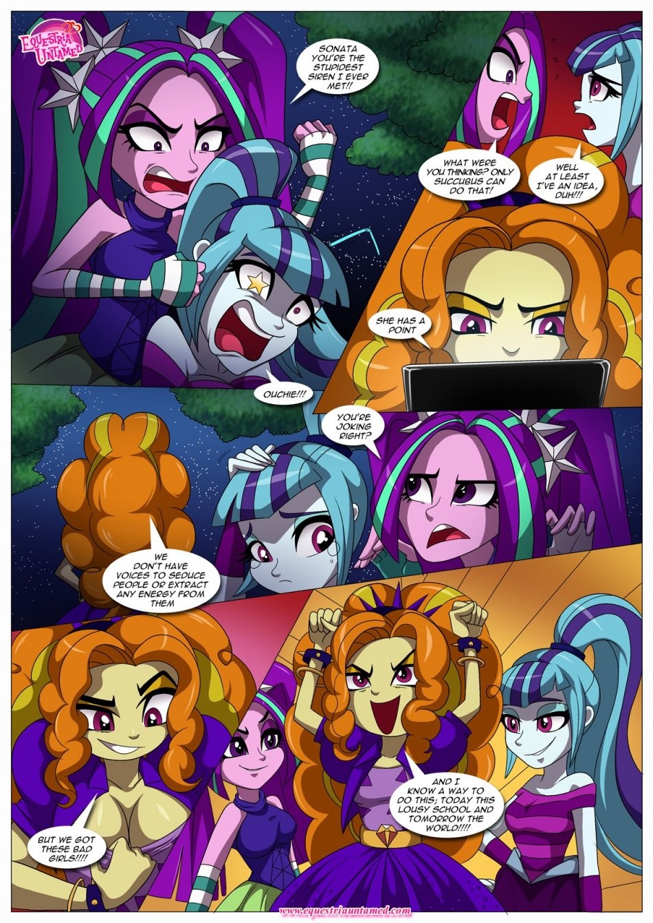 The Dazzlings Revenge porn comic picture 3