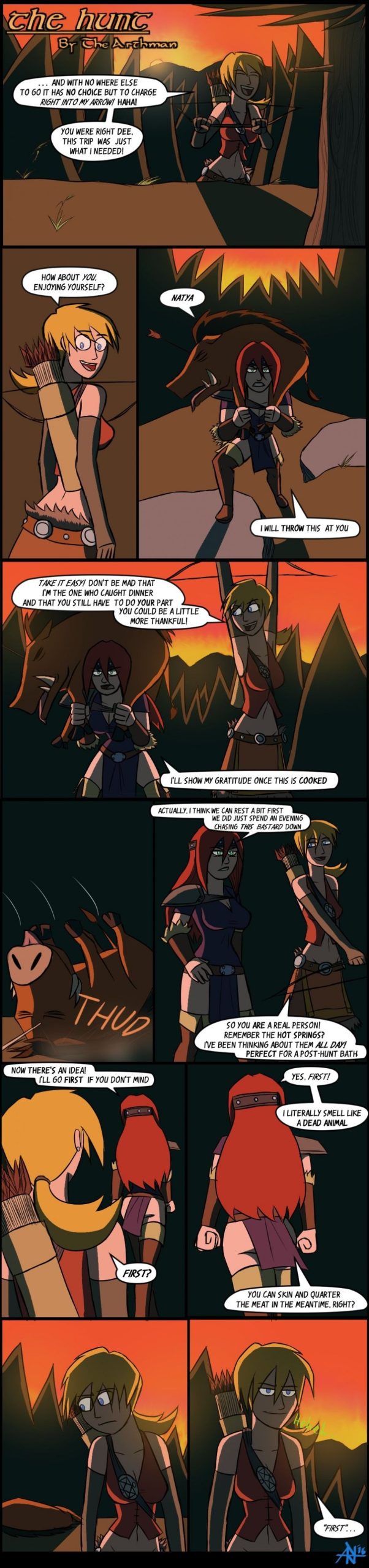 The Hunt porn comic picture 1