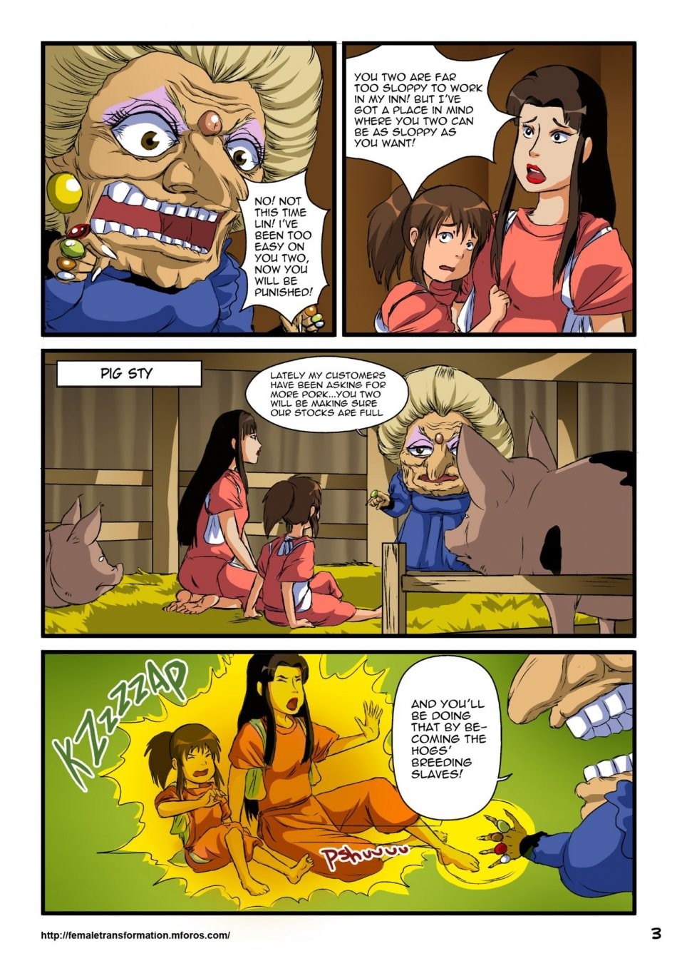 Yubaba's Farm porn comic picture 5