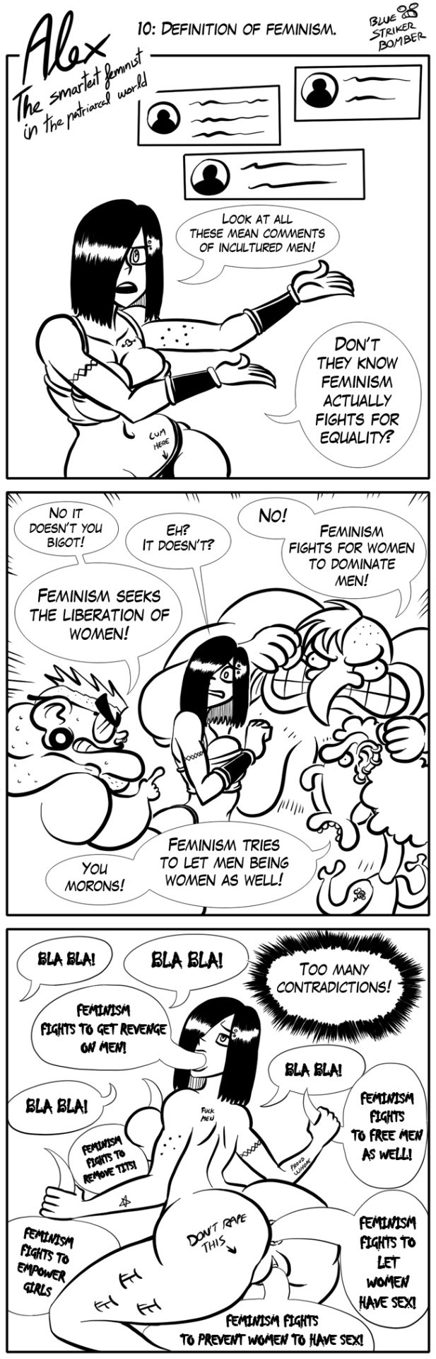 Alex the Smartest Feminist in the Patriarcal World porn comic picture 11