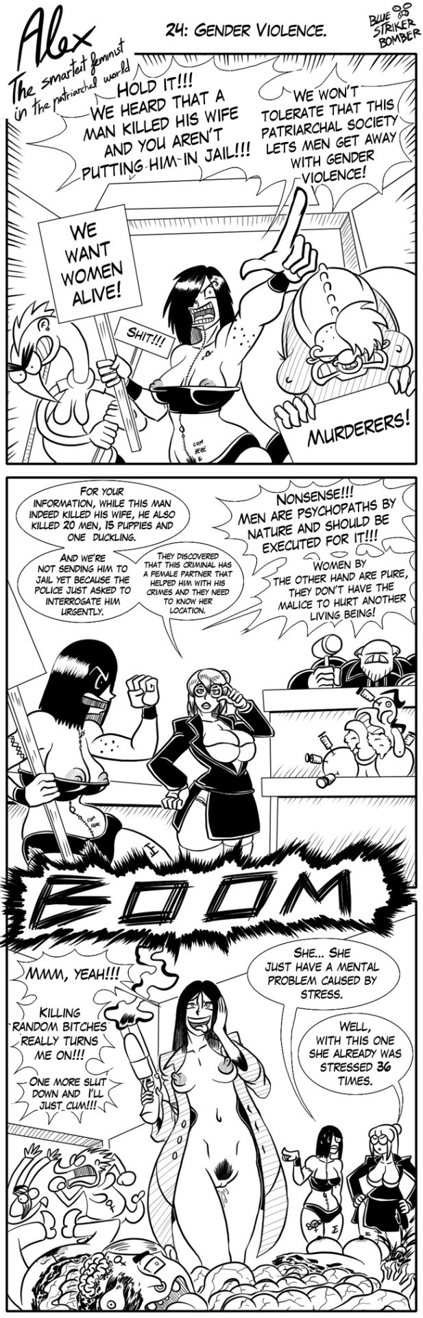 Alex the Smartest Feminist in the Patriarcal World porn comic picture 25