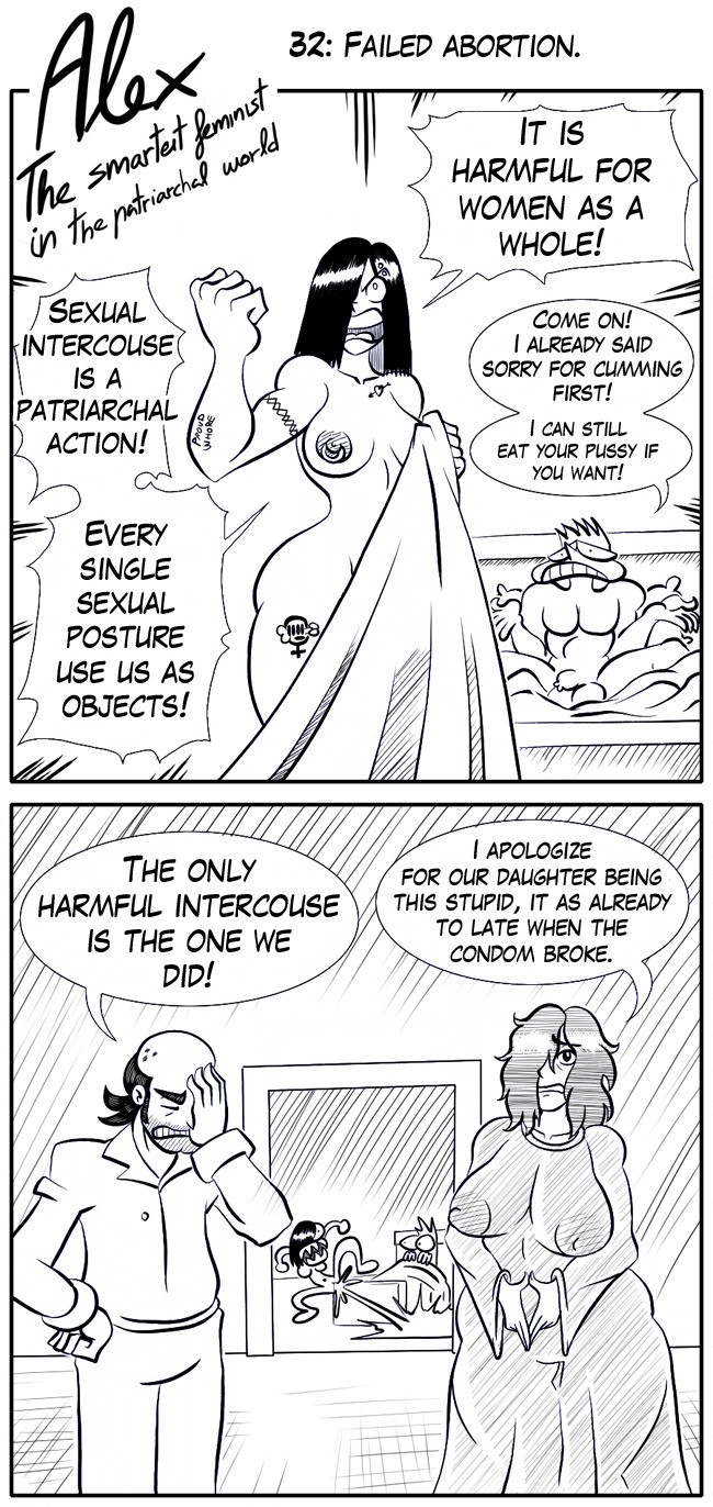 Alex the Smartest Feminist in the Patriarcal World porn comic picture 33