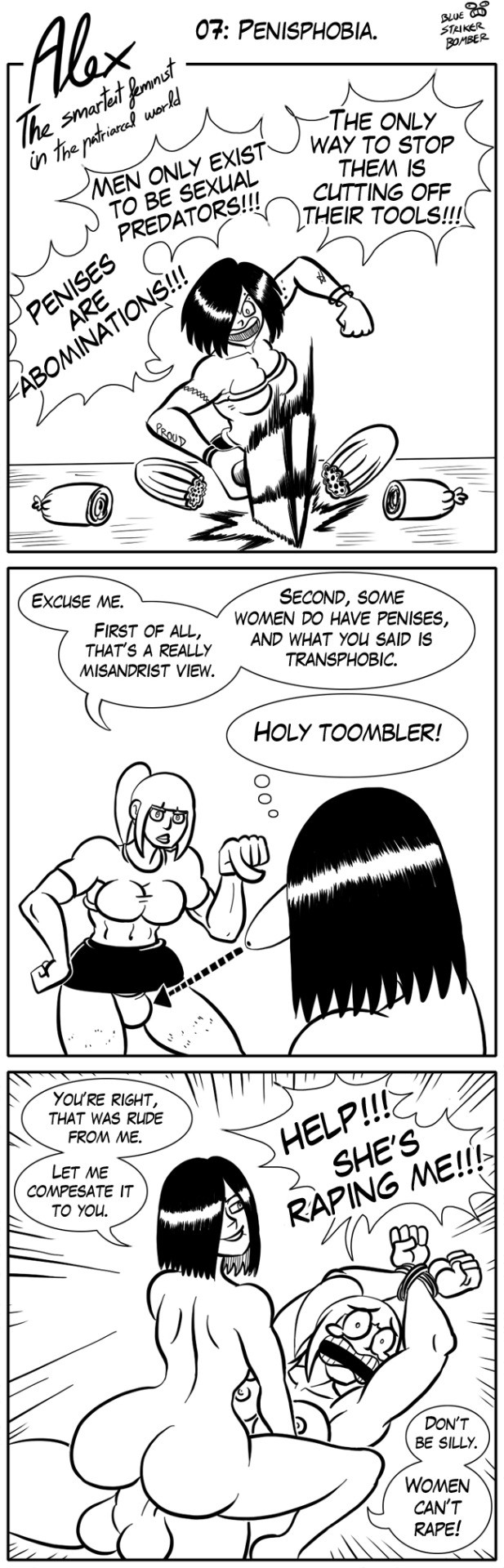 Alex the Smartest Feminist in the Patriarcal World porn comic picture 8