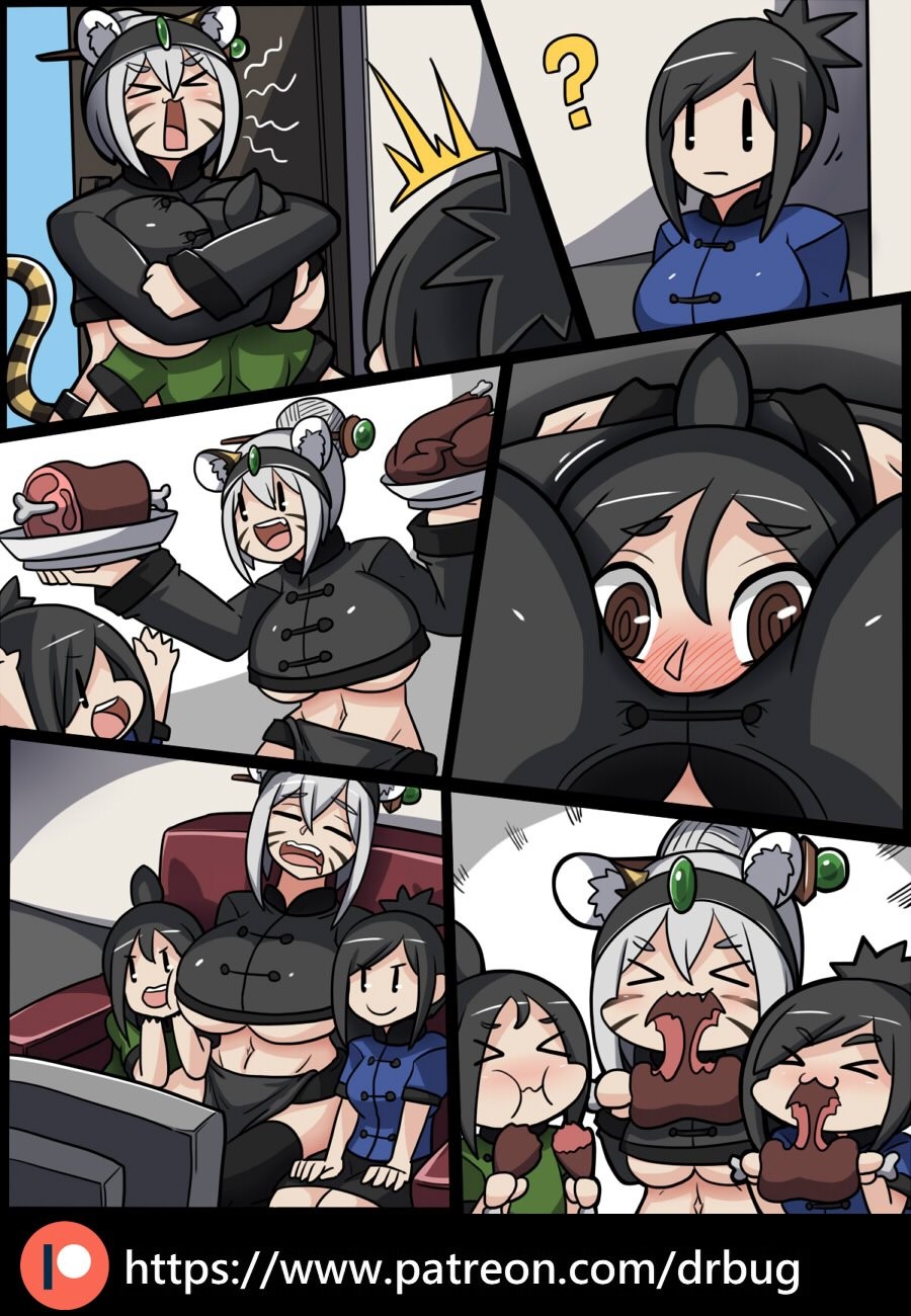 Aunt Tigress porn comic picture 5