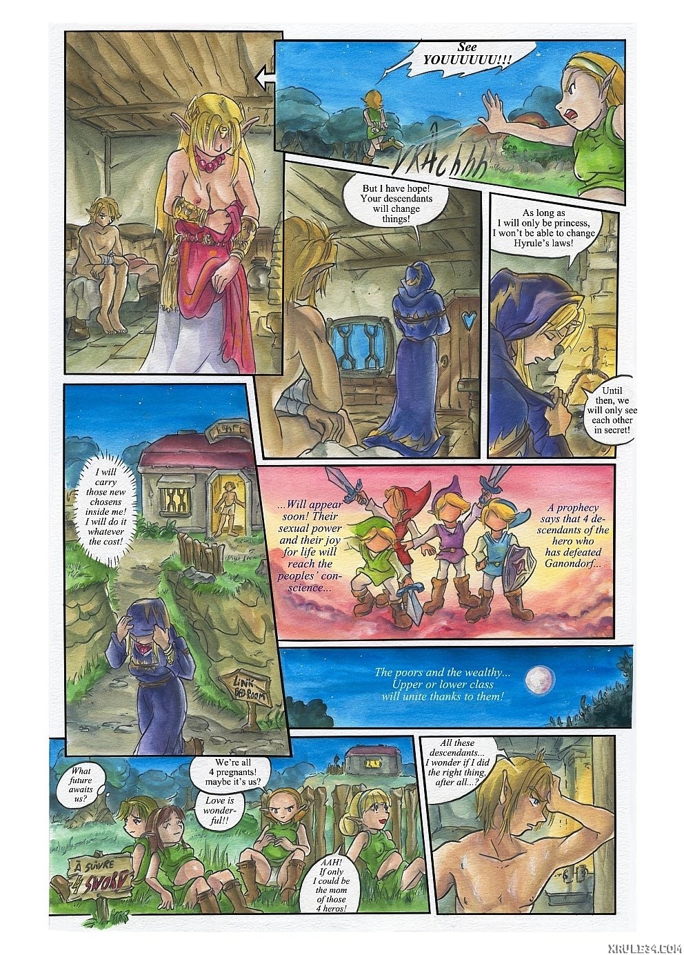 Bad Zelda 2 porn comic picture 7