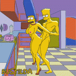 Bart and Marge Simpson celebrating his 18th birthday porn comic picture 1