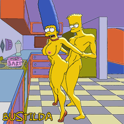 Bart and Marge Simpson celebrating his 18th birthday porn comic picture 1