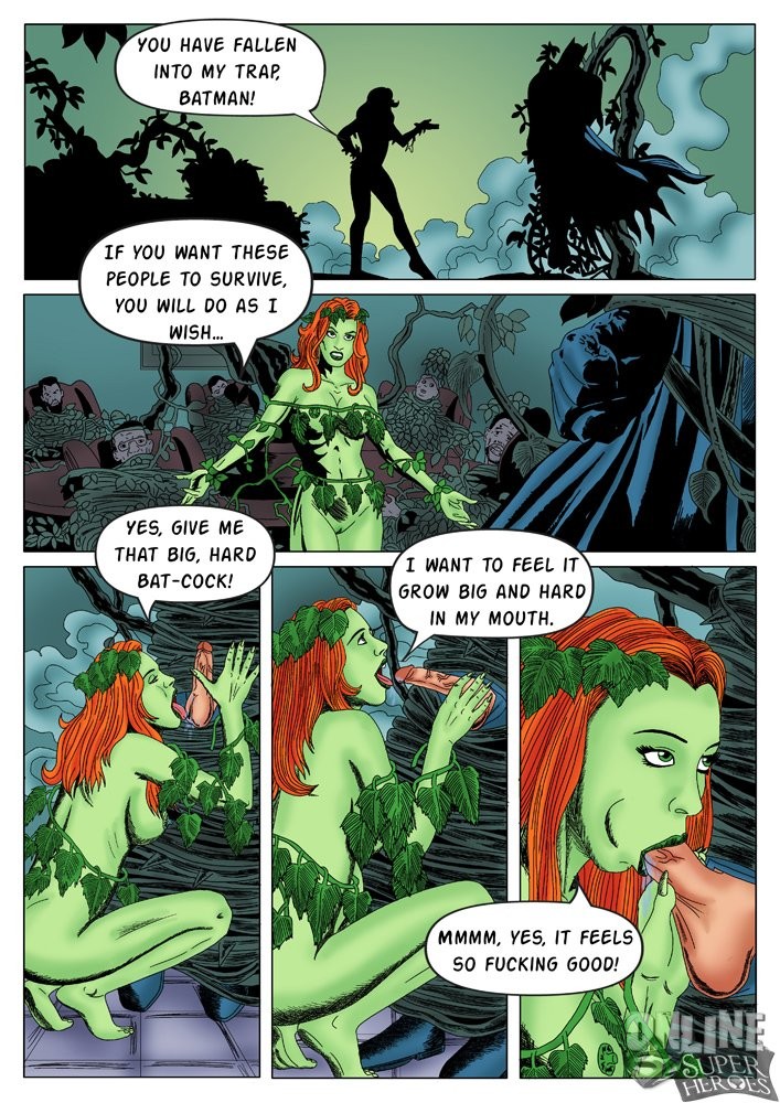 Batman vs Poison Ivy porn comic picture 1