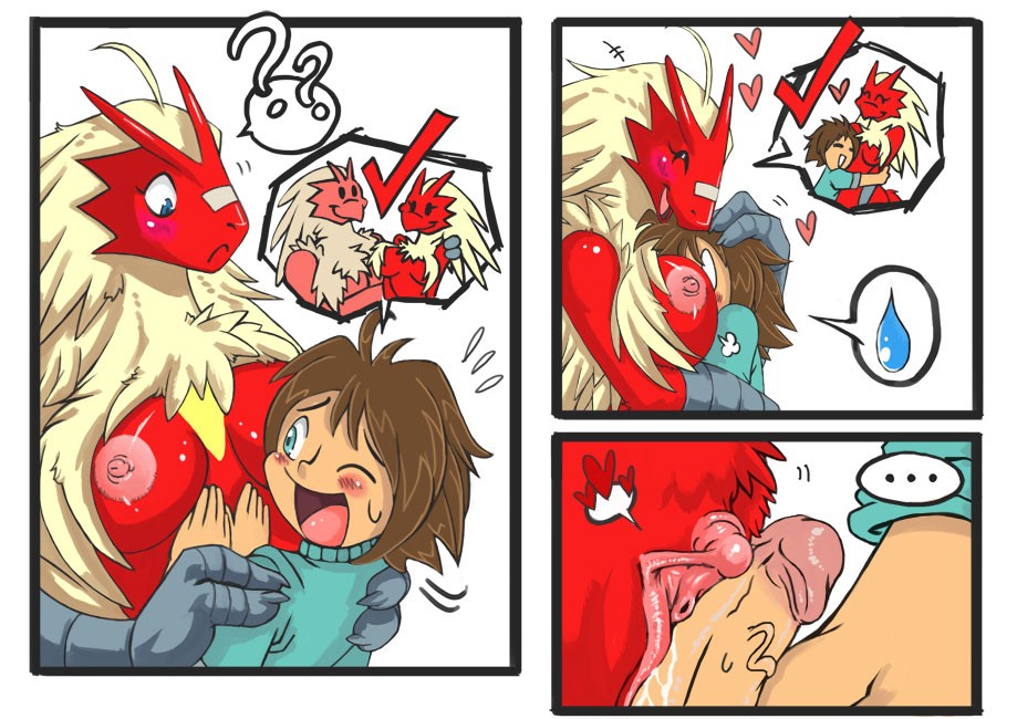 Blaziken and Trainer porn comic picture 3