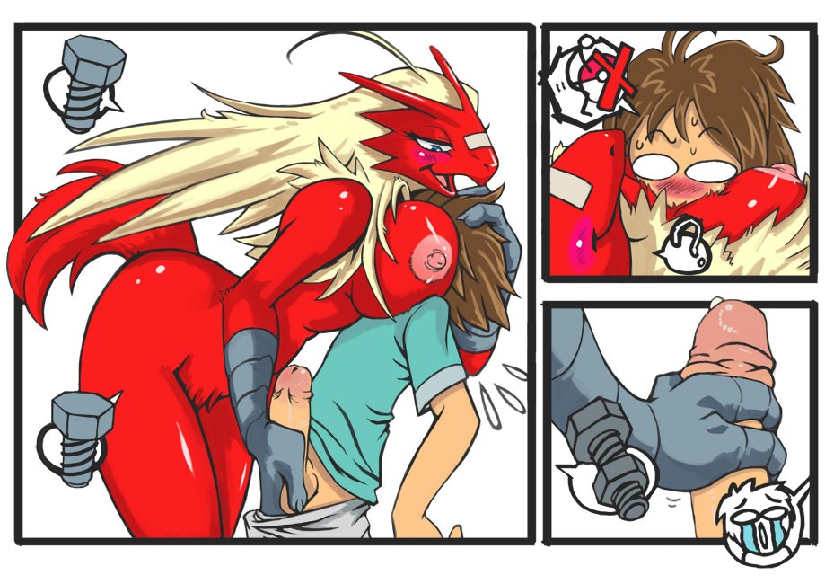 Blaziken and Trainer porn comic picture 4