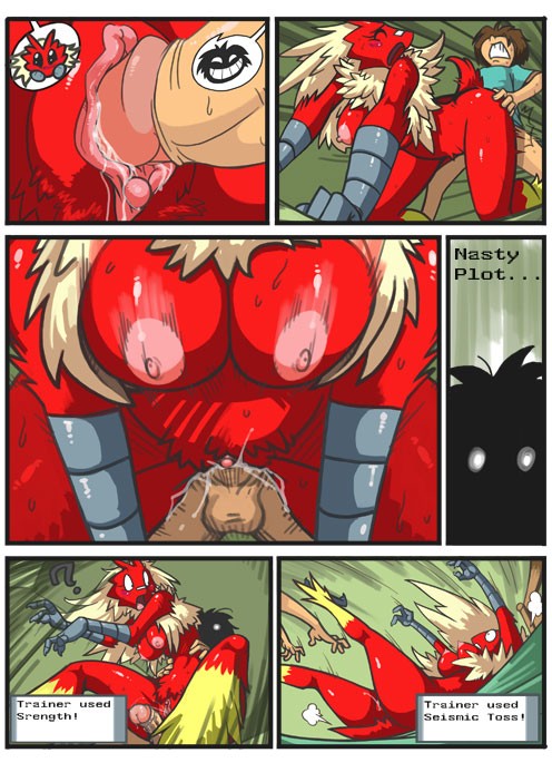 Blaziken and Trainer porn comic picture 7