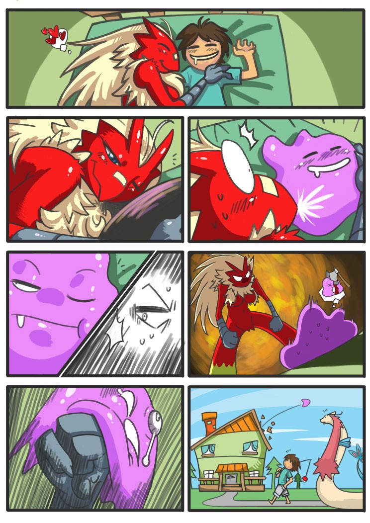 Blaziken and Trainer porn comic picture 9