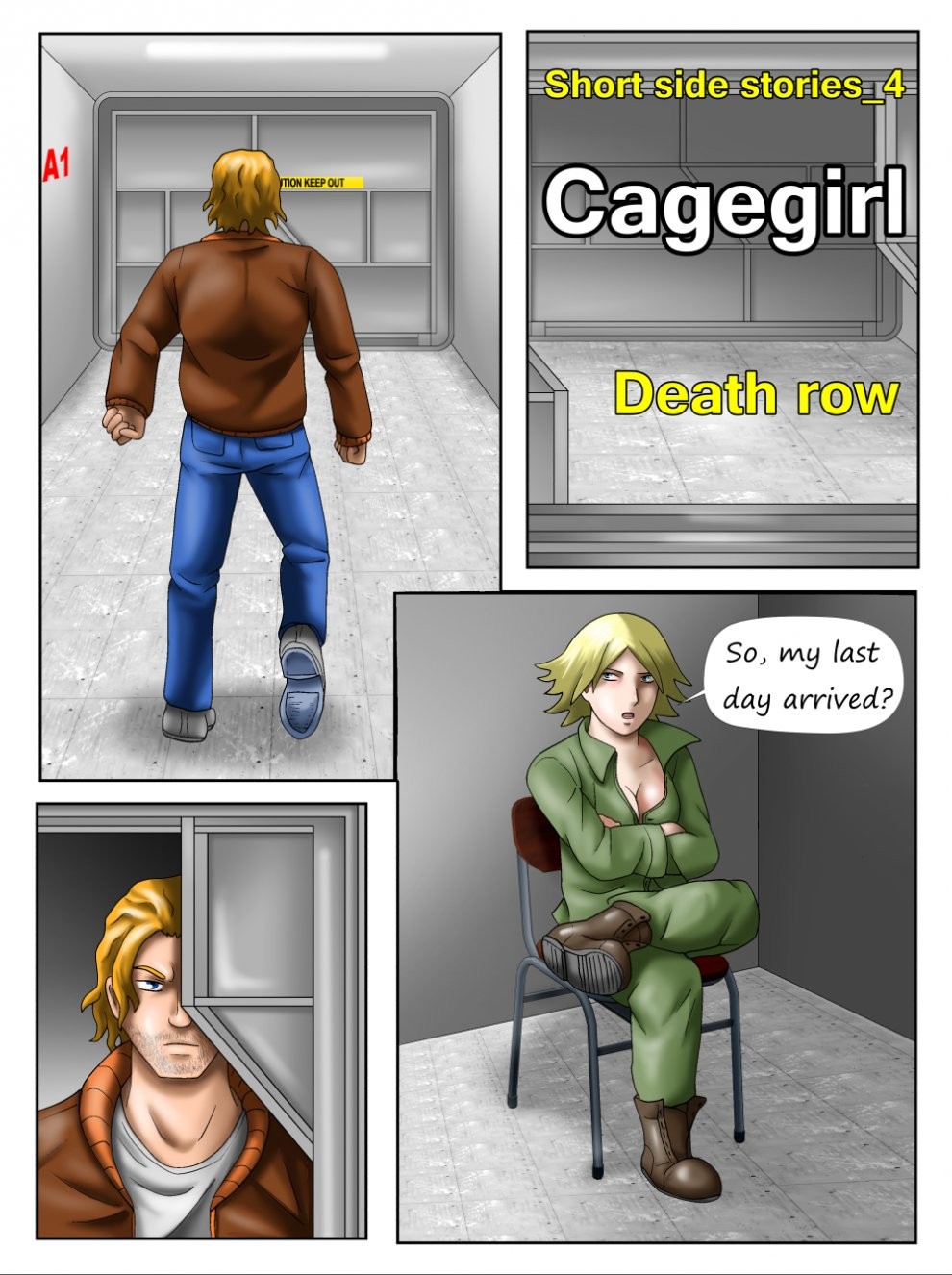 Cagegirl 4- Death Row porn comic picture 1