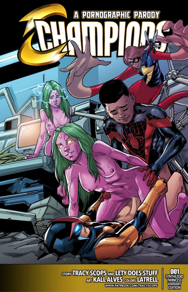 Champions porn comic picture 1