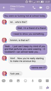 Chat with Chloe porn comic picture 1