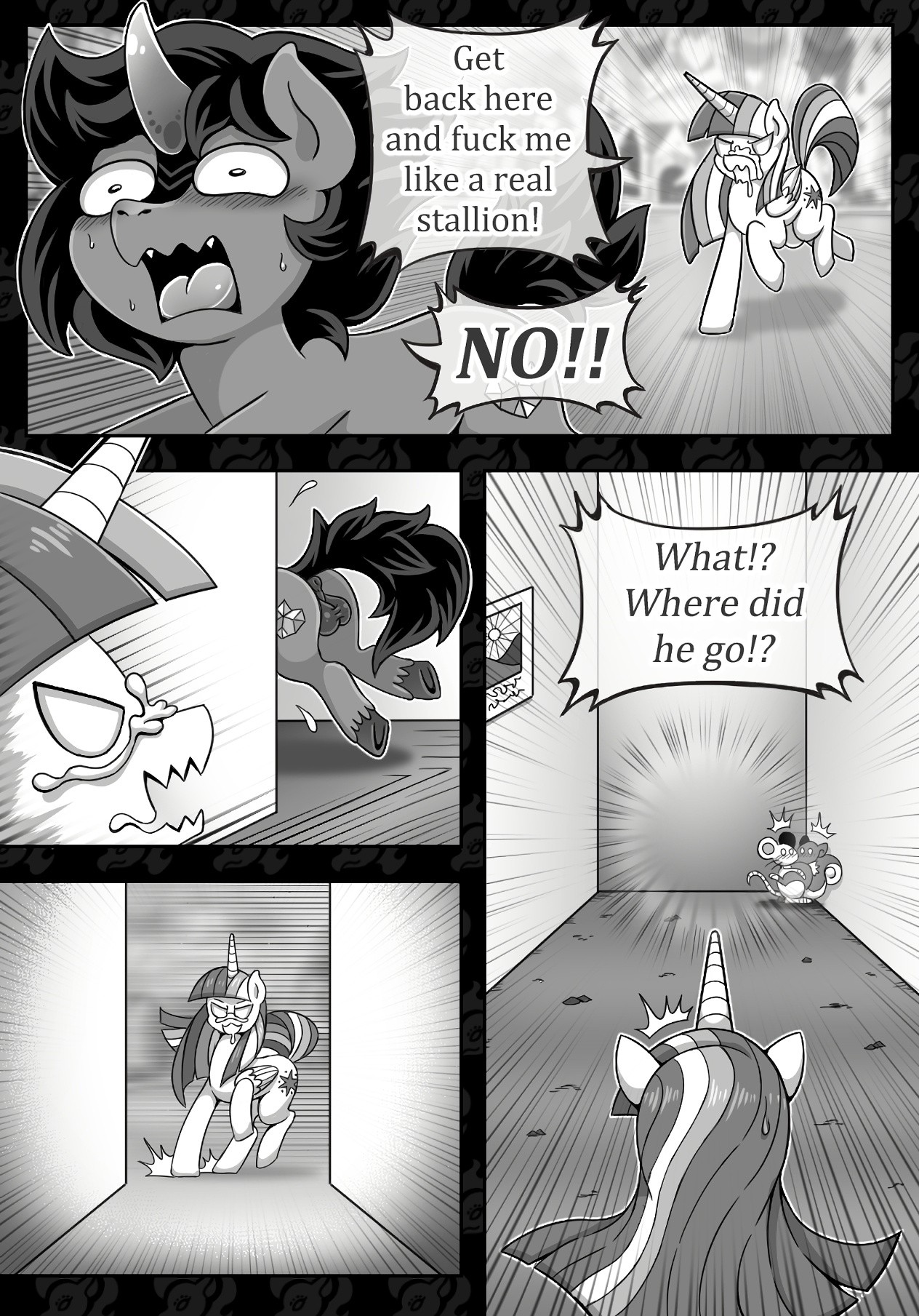 Crossover Story Act 3: Dragon Horse porn comic picture 3