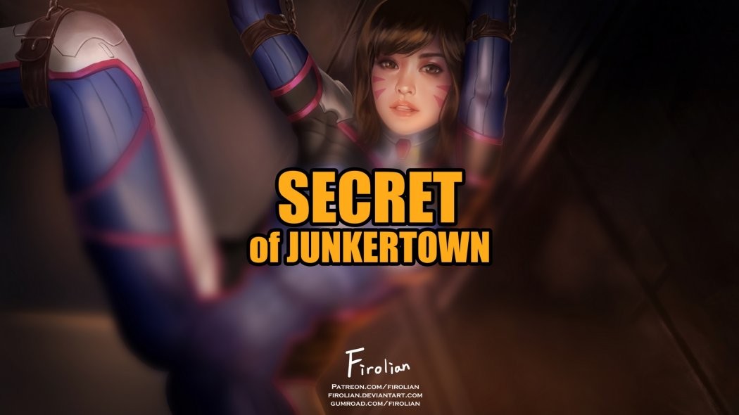D.Va - Secret of Junkertown porn comic picture 1