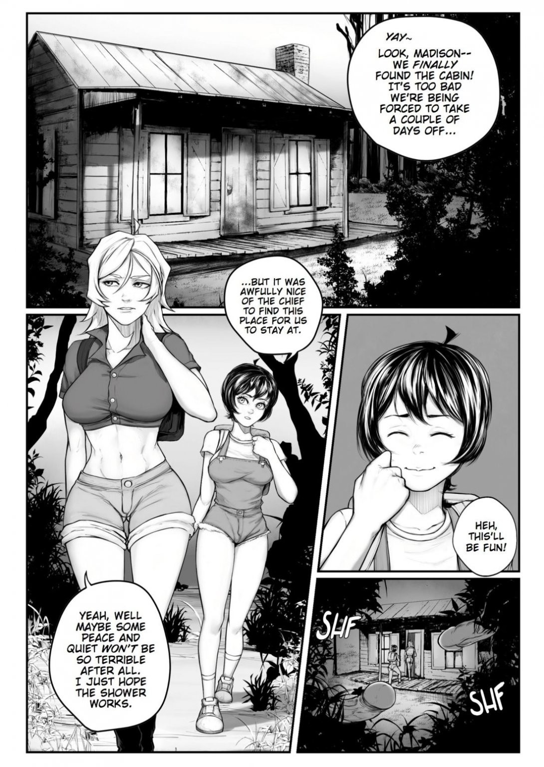 Danger Zone One: Cabin Retreat porn comic picture 2