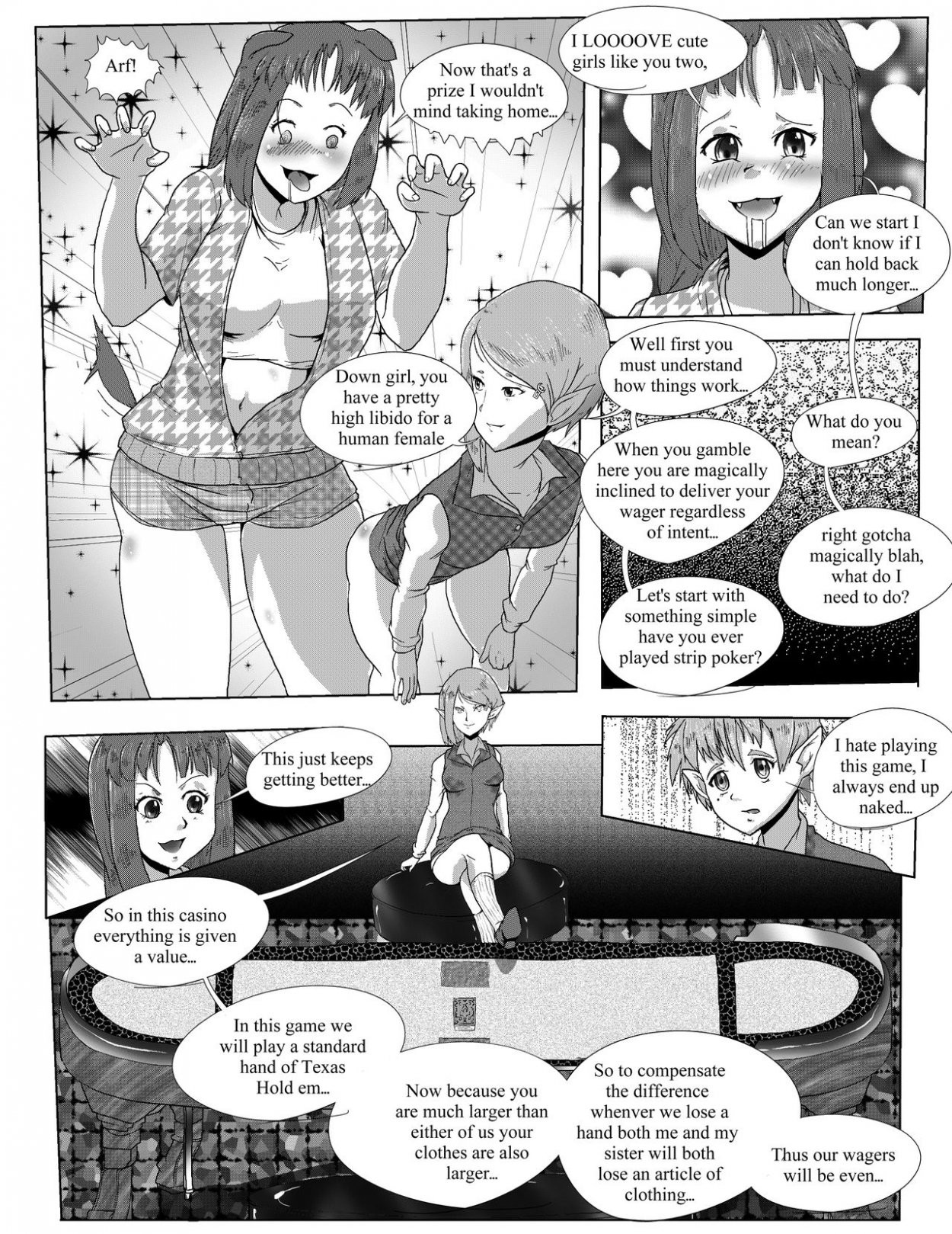 Elf Kingdom Casino A Small Debt porn comic picture 4