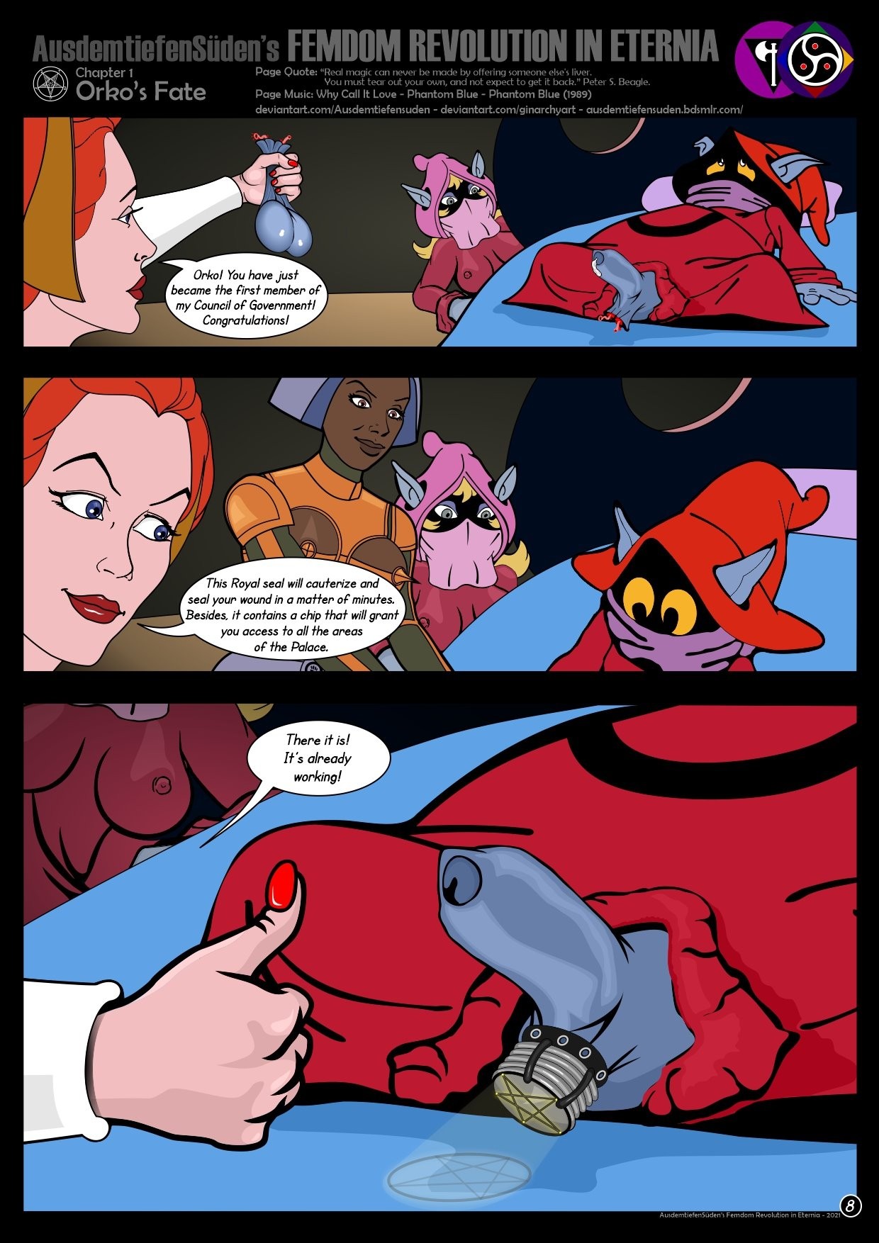 Femdom Revolution in Eternia porn comic picture 9