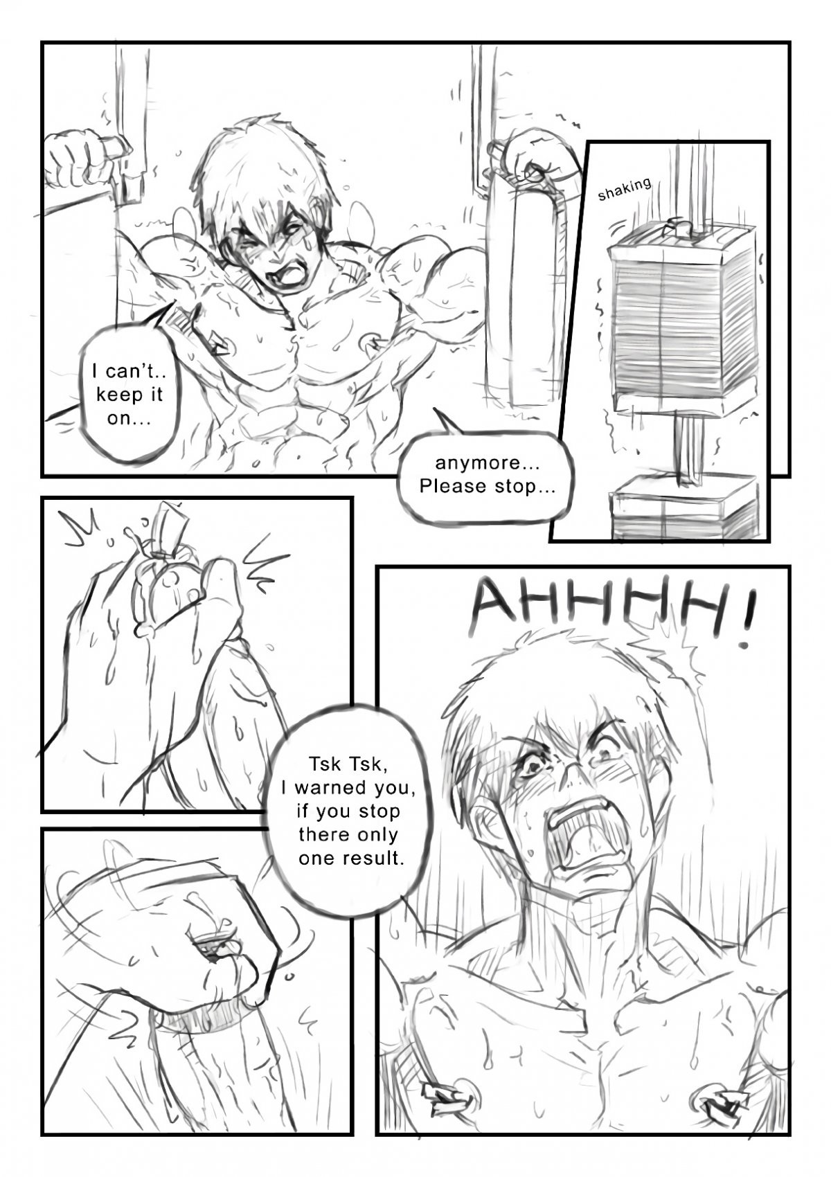 Gai's resistance training porn comic picture 13