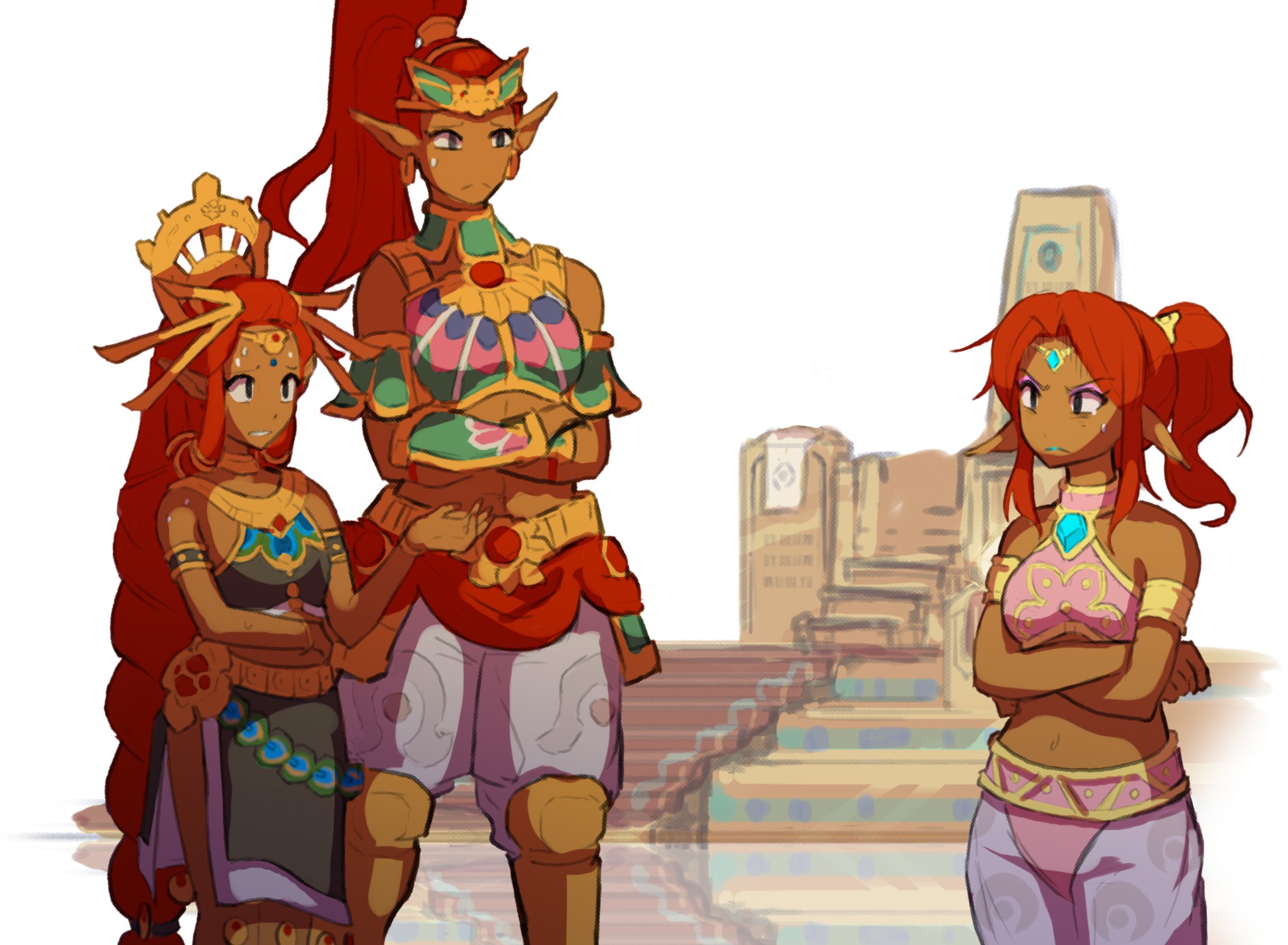 Gerudo Link porn comic picture 34