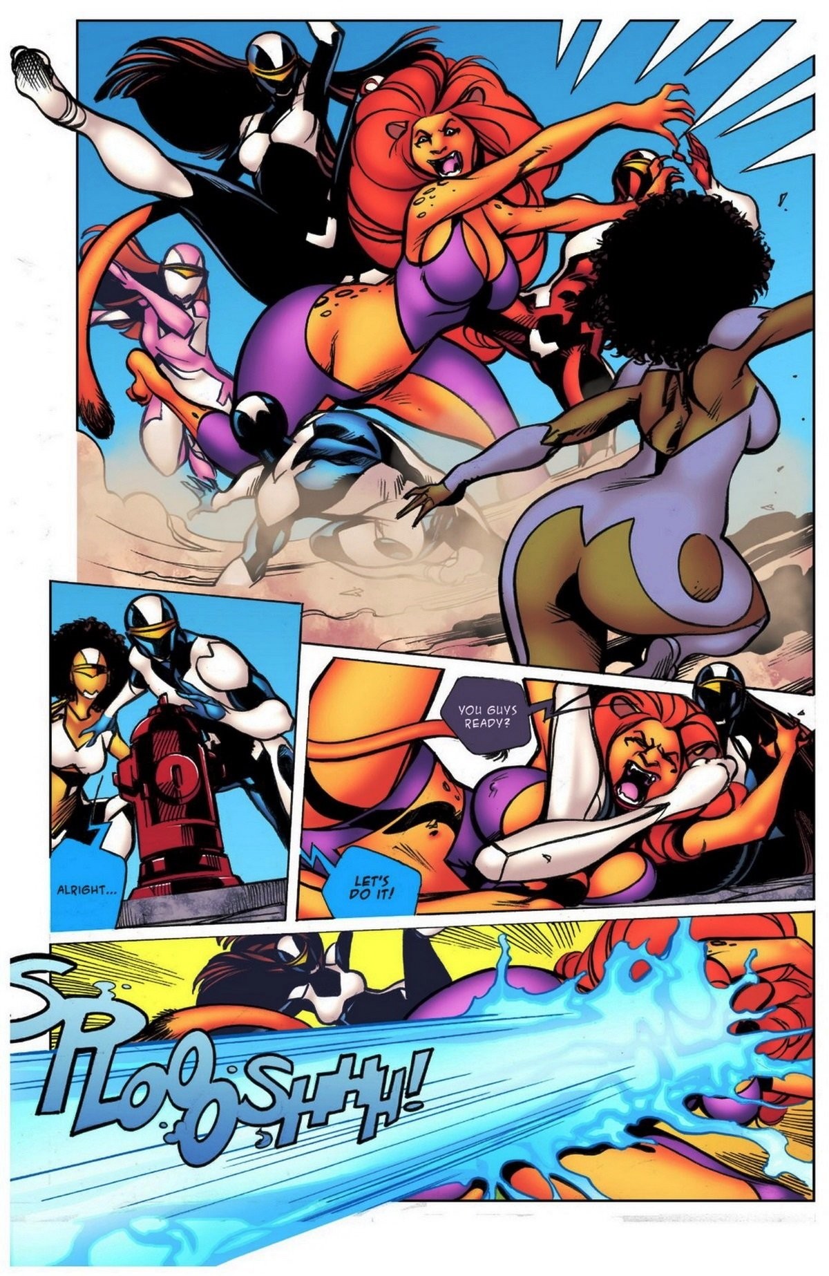 Giantess Rangers porn comic picture 4