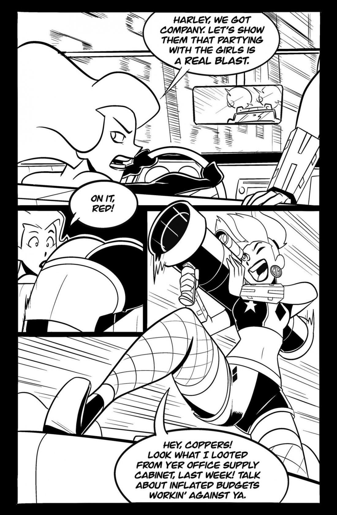 Harley/Ivy: Getaway porn comic picture 2