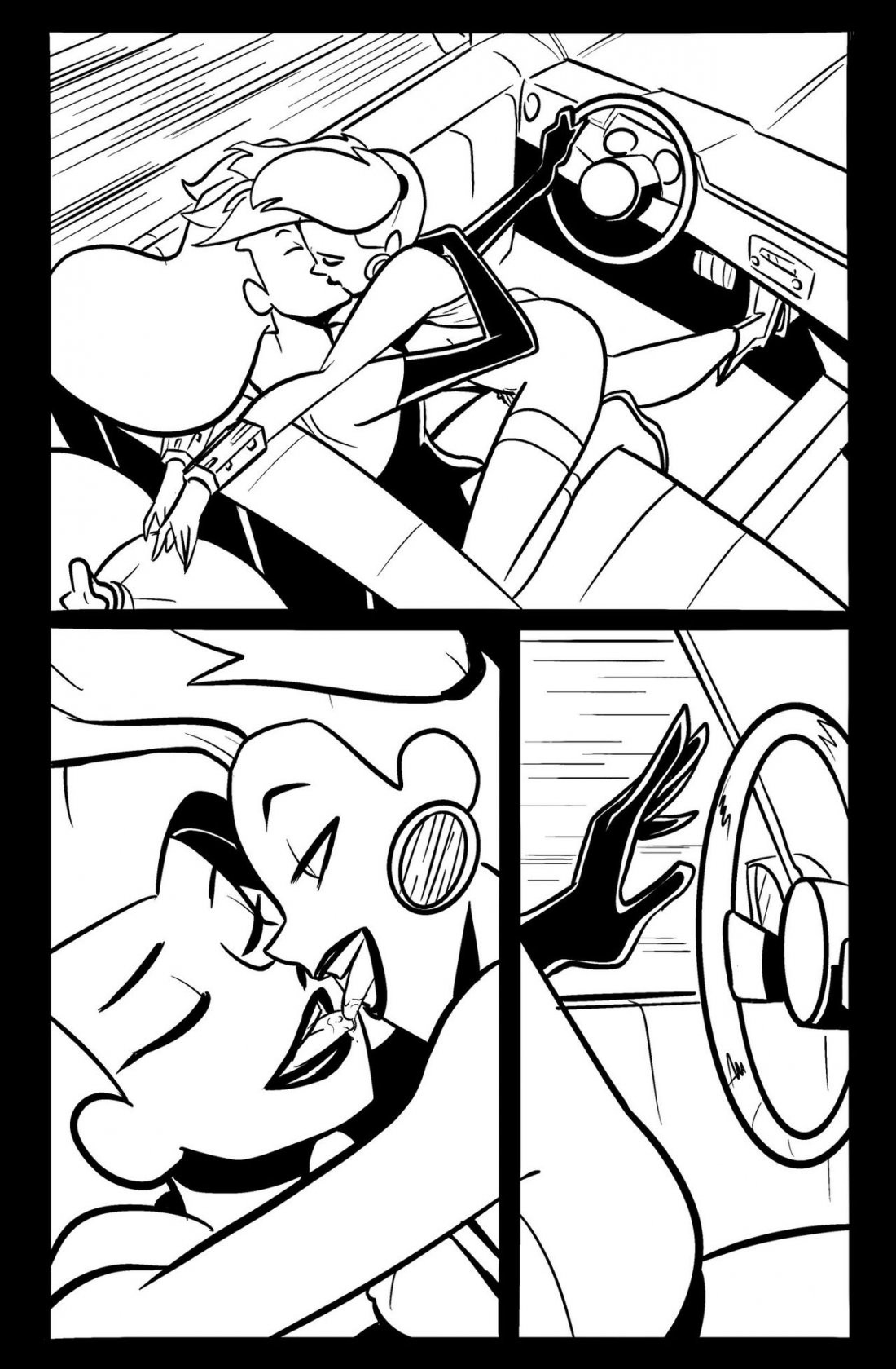 Harley/Ivy: Getaway porn comic picture 7