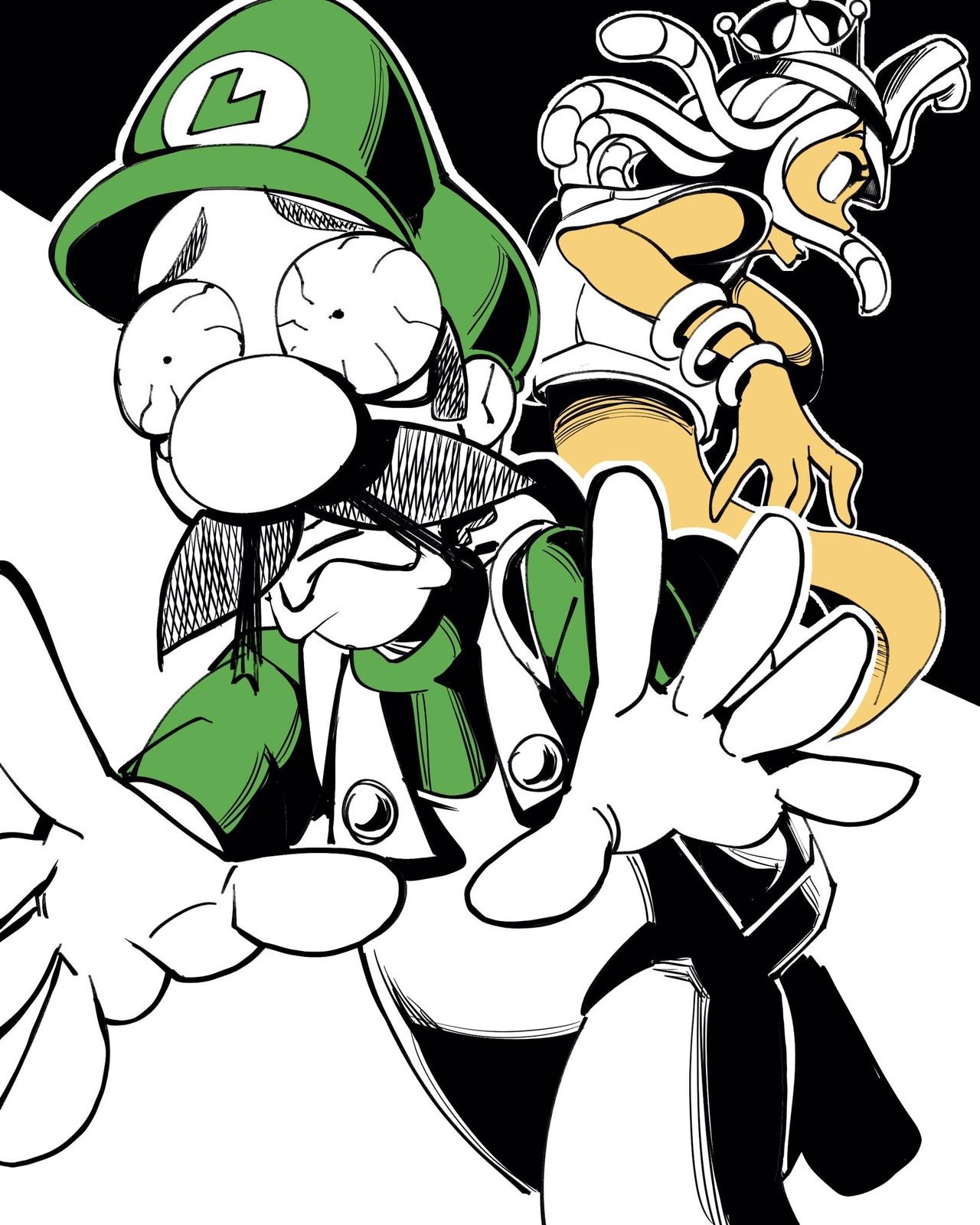 Inktober 2 - Luigi's Mansion hentai manga picture 60