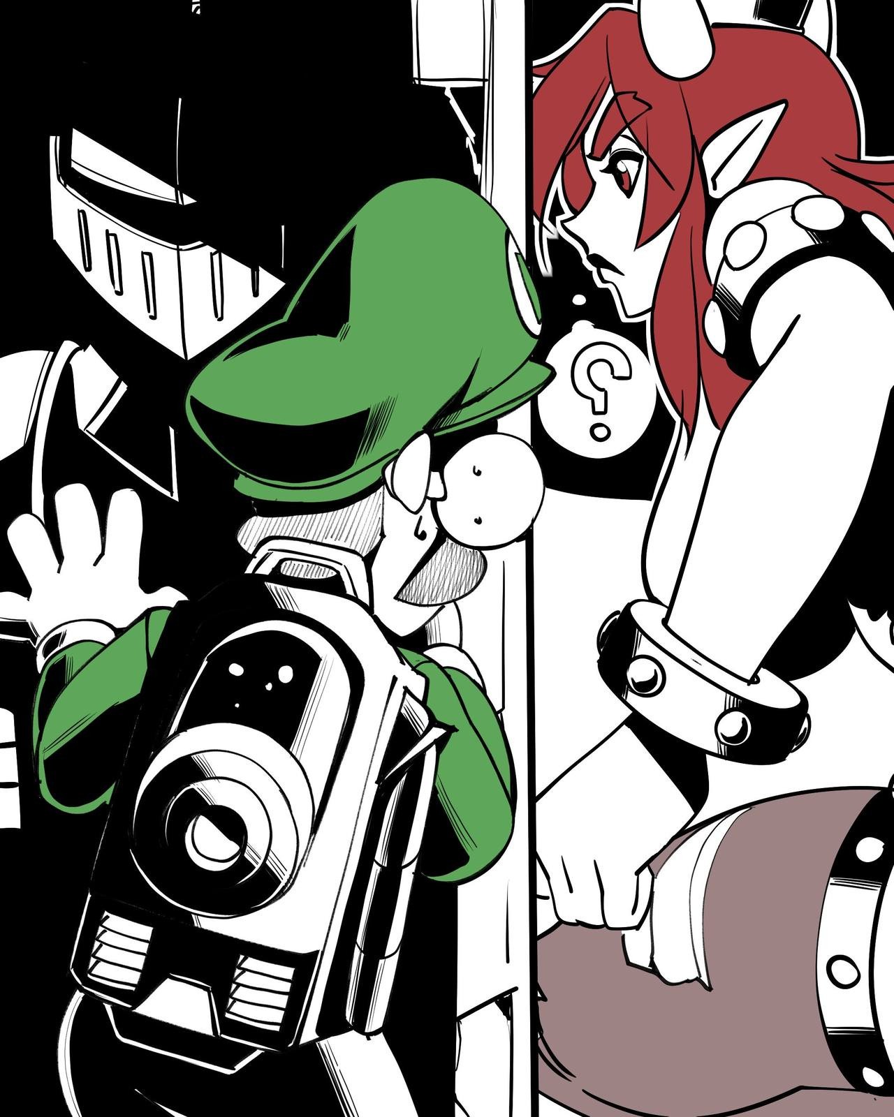 Inktober 2 - Luigi's Mansion hentai manga picture 64