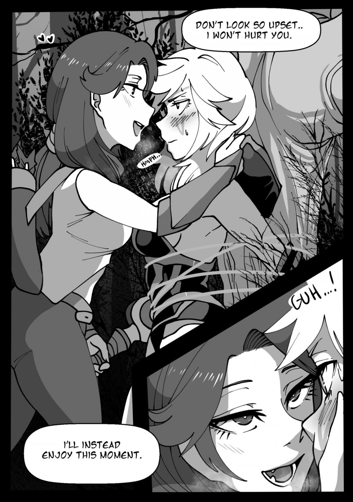 "It's Like A Bad Dream" Windranger x Drow Ranger porn comic picture 3