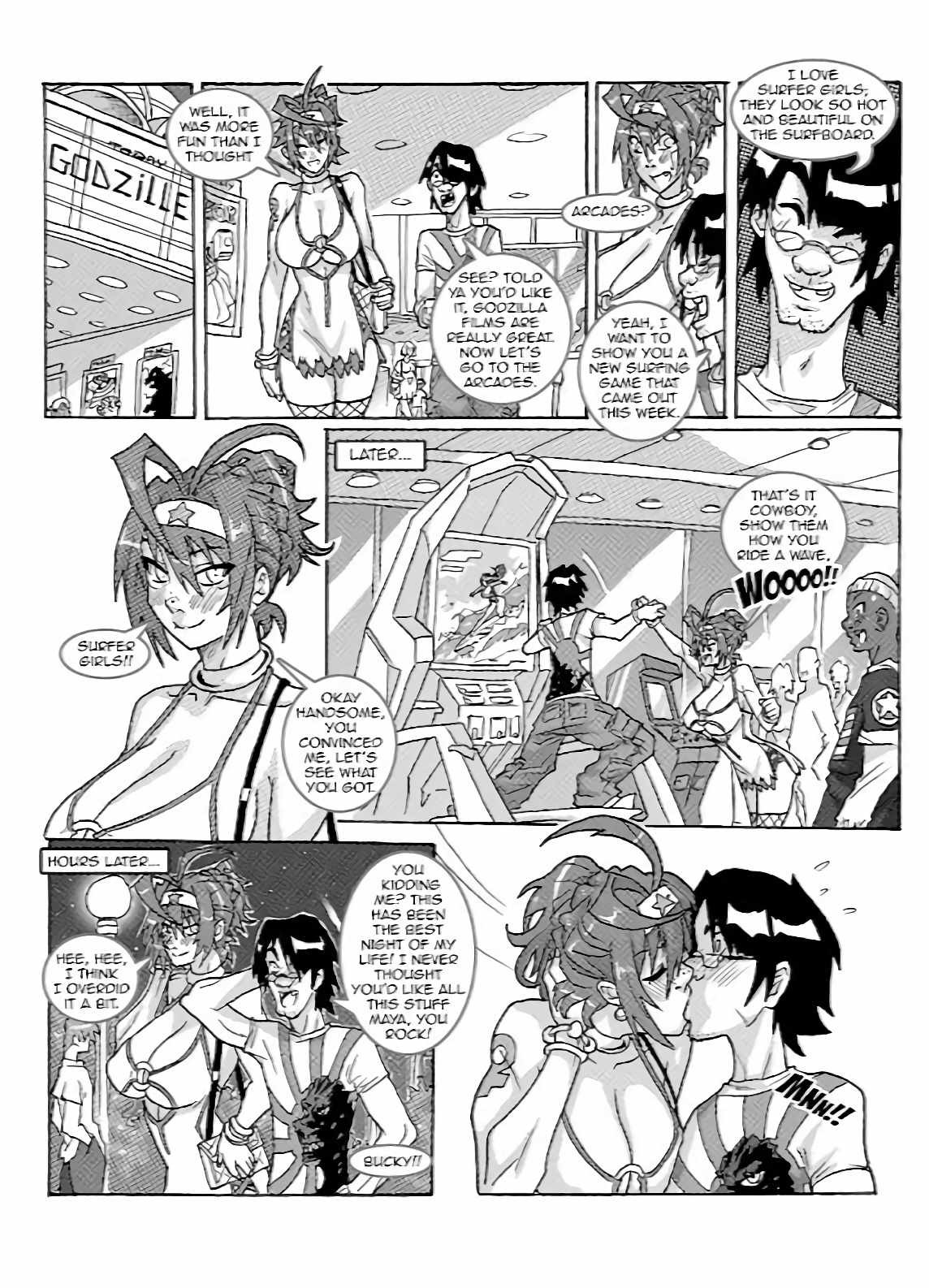 J'M&M Beach n' Bitches porn comic picture 34