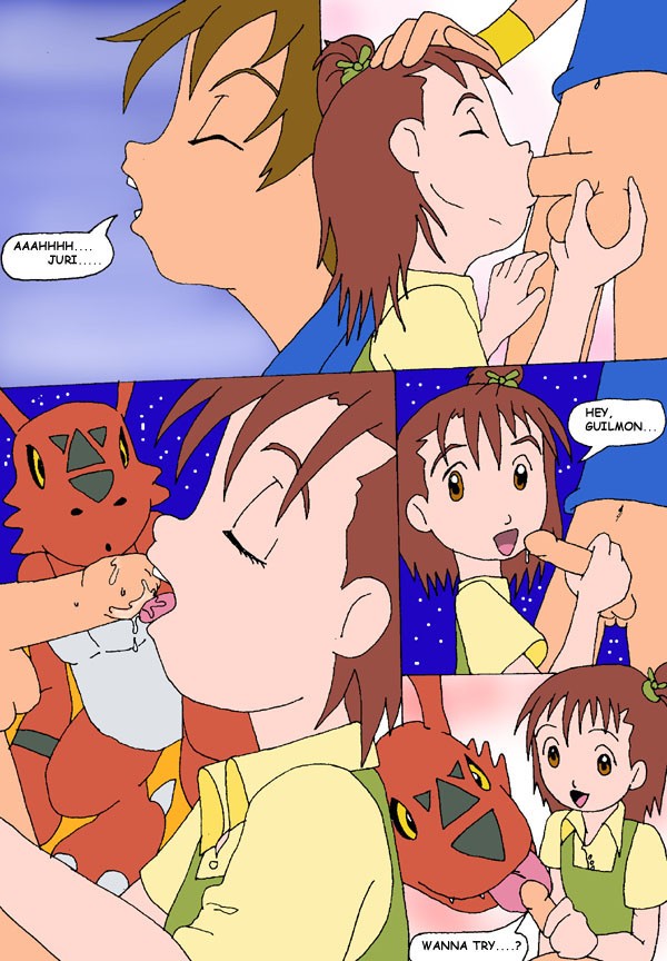 Juri, Meet Guilmon porn comic picture 11