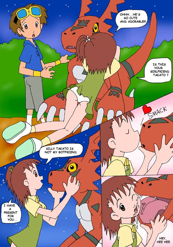 Juri, Meet Guilmon porn comic picture 5