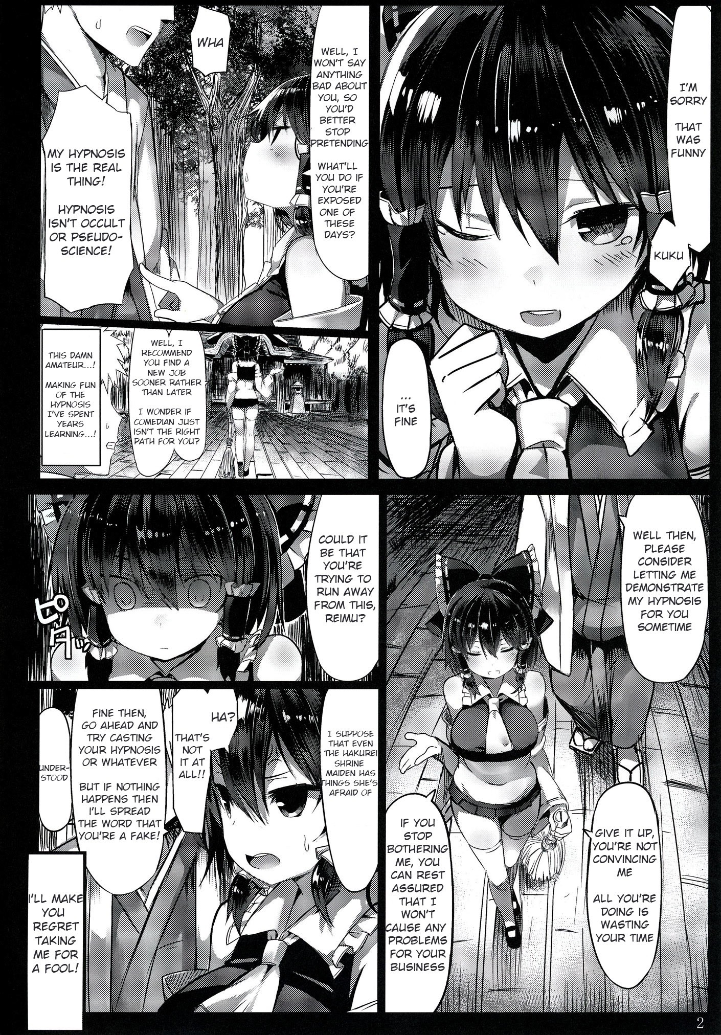 Kanzen Kuppuku Saimin Reimu hentai manga picture 3