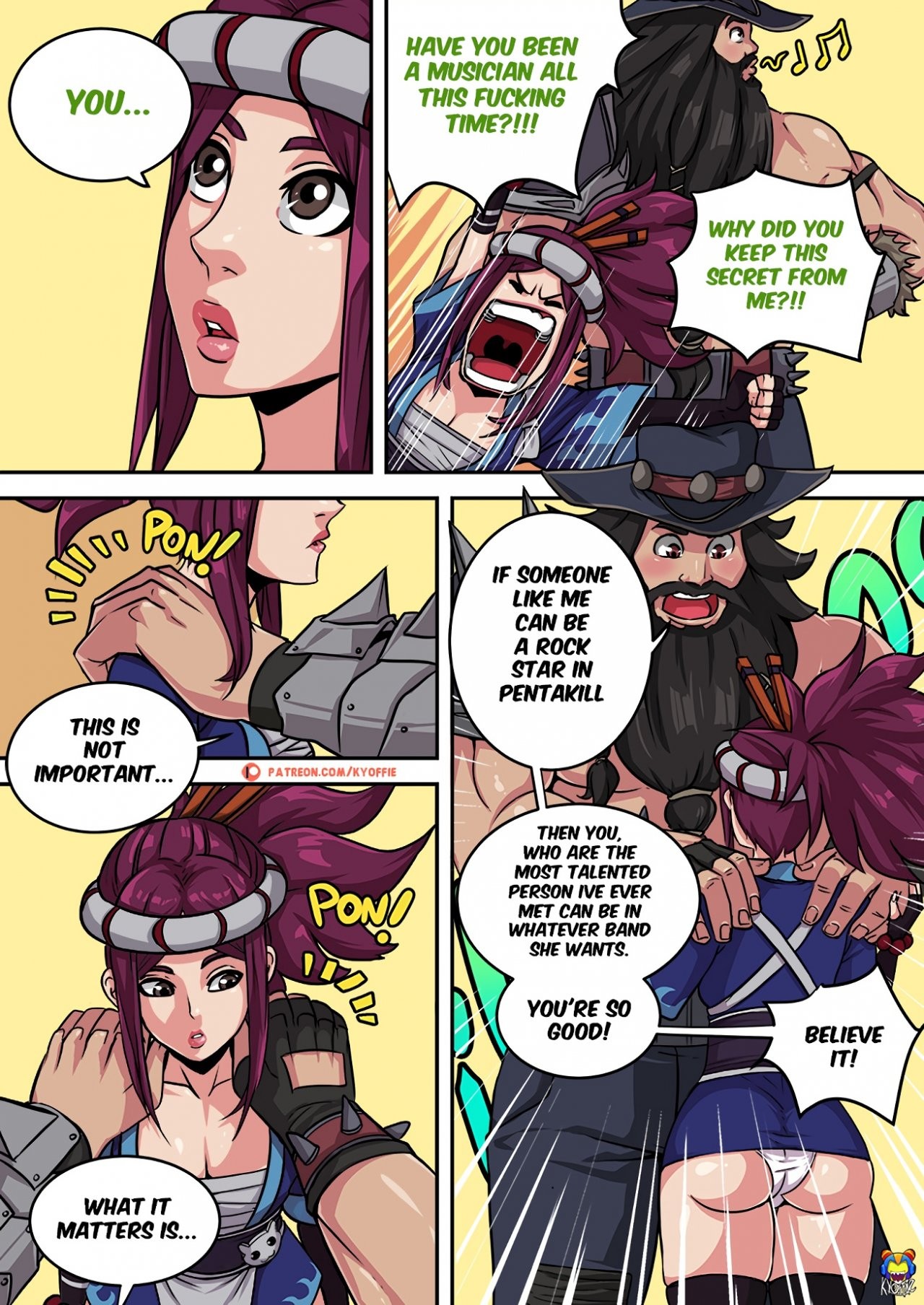 KDA x Pentakill porn comic picture 9