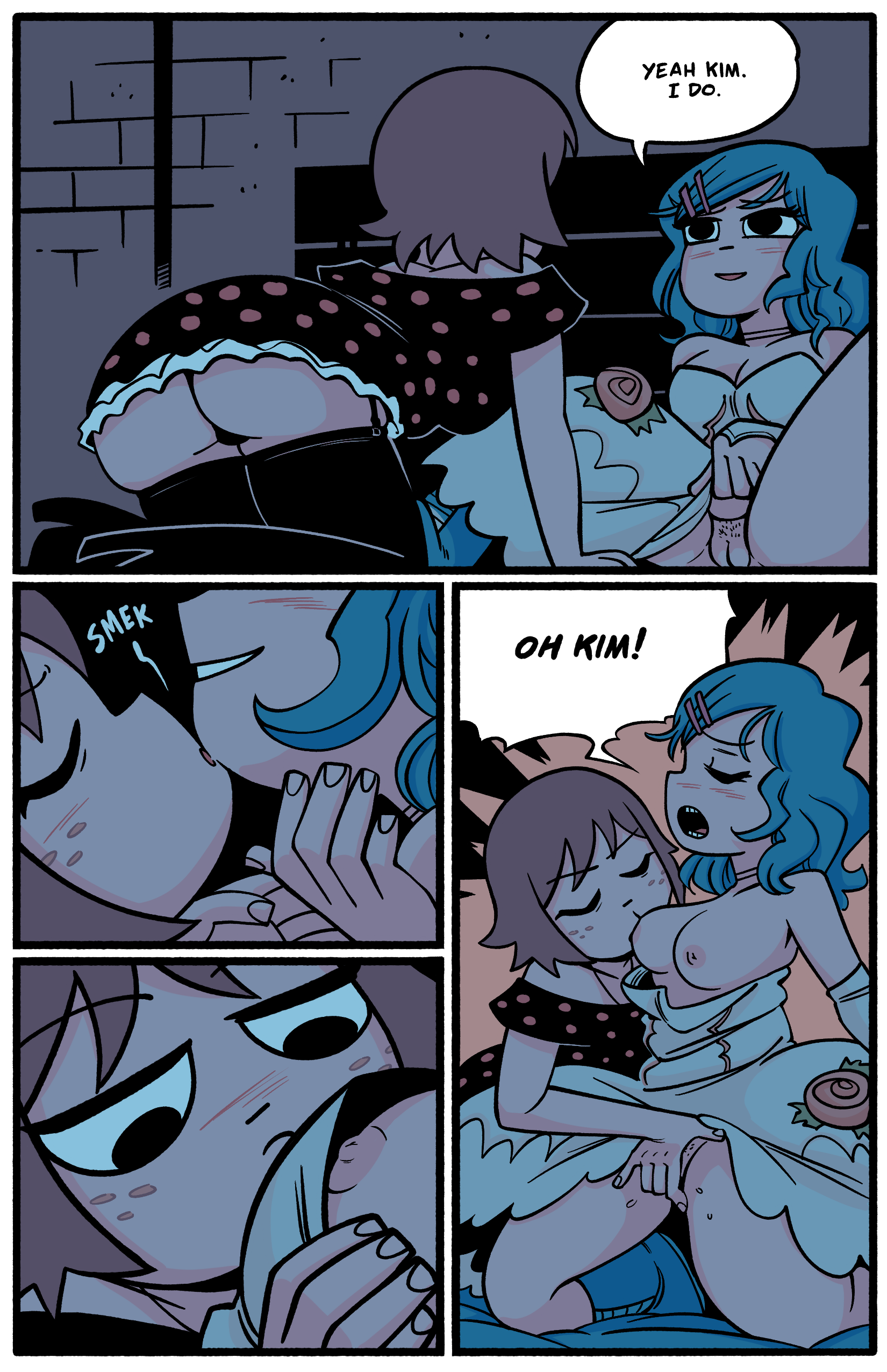 Kim and Ramona porn comic picture 3