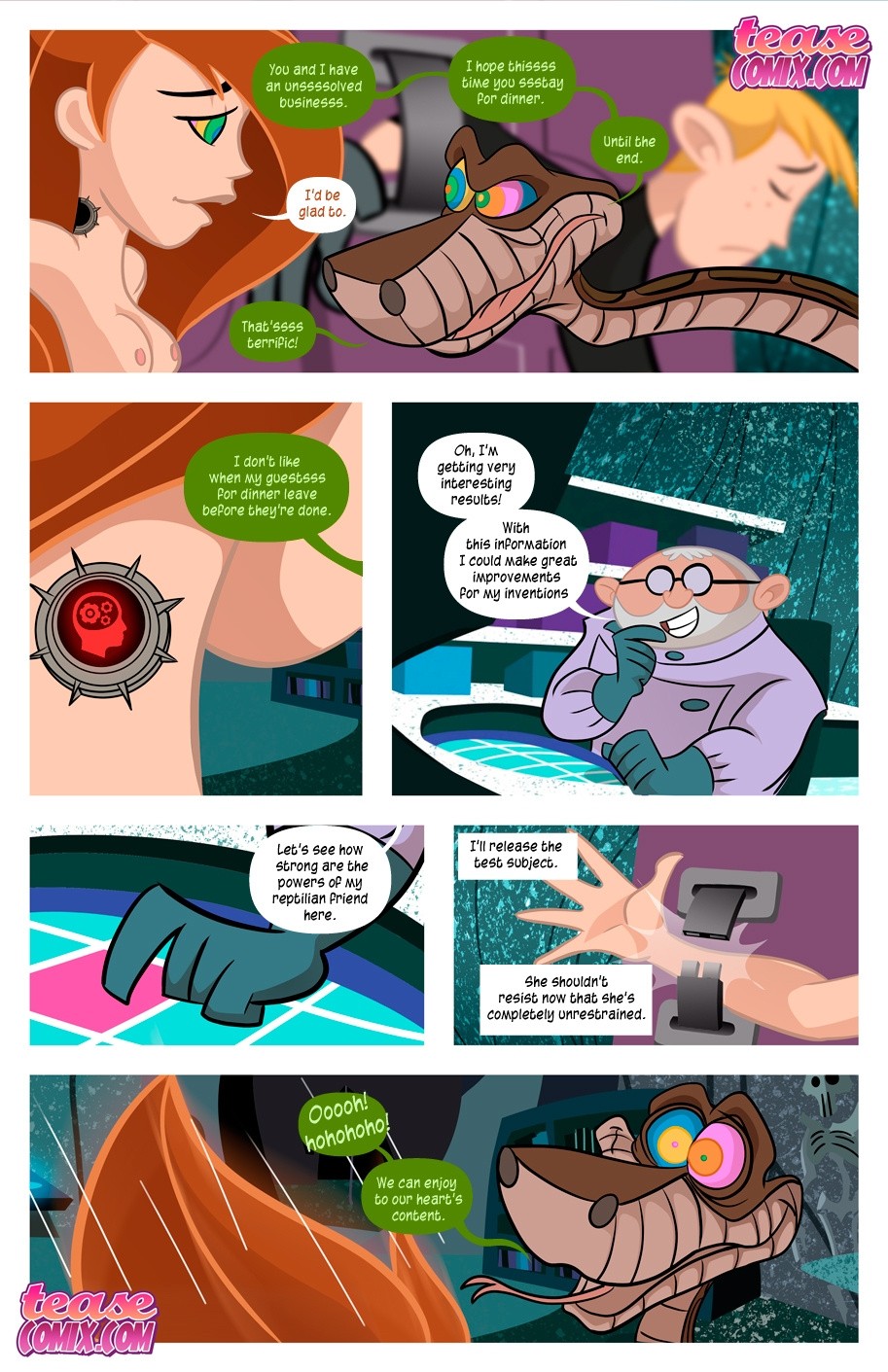 Kim vs Kaa 2 - Hypnoslut porn comic picture 23