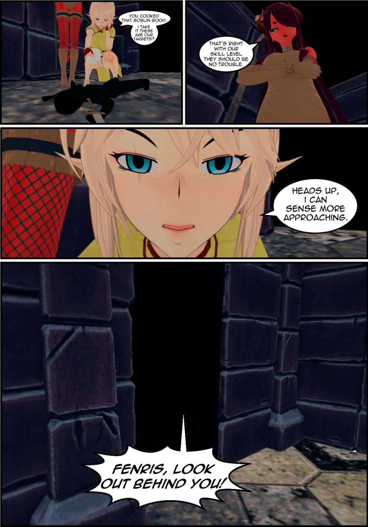 Kiria and Fenris' Adventures porn comic picture 4