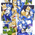 Krystal and Fox porn comic picture 1