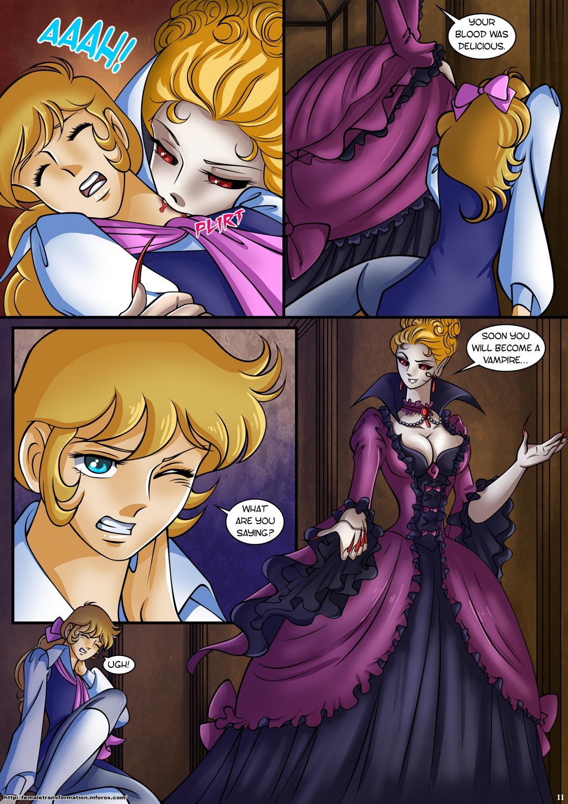 Lady Vampire 2 porn comic picture 12