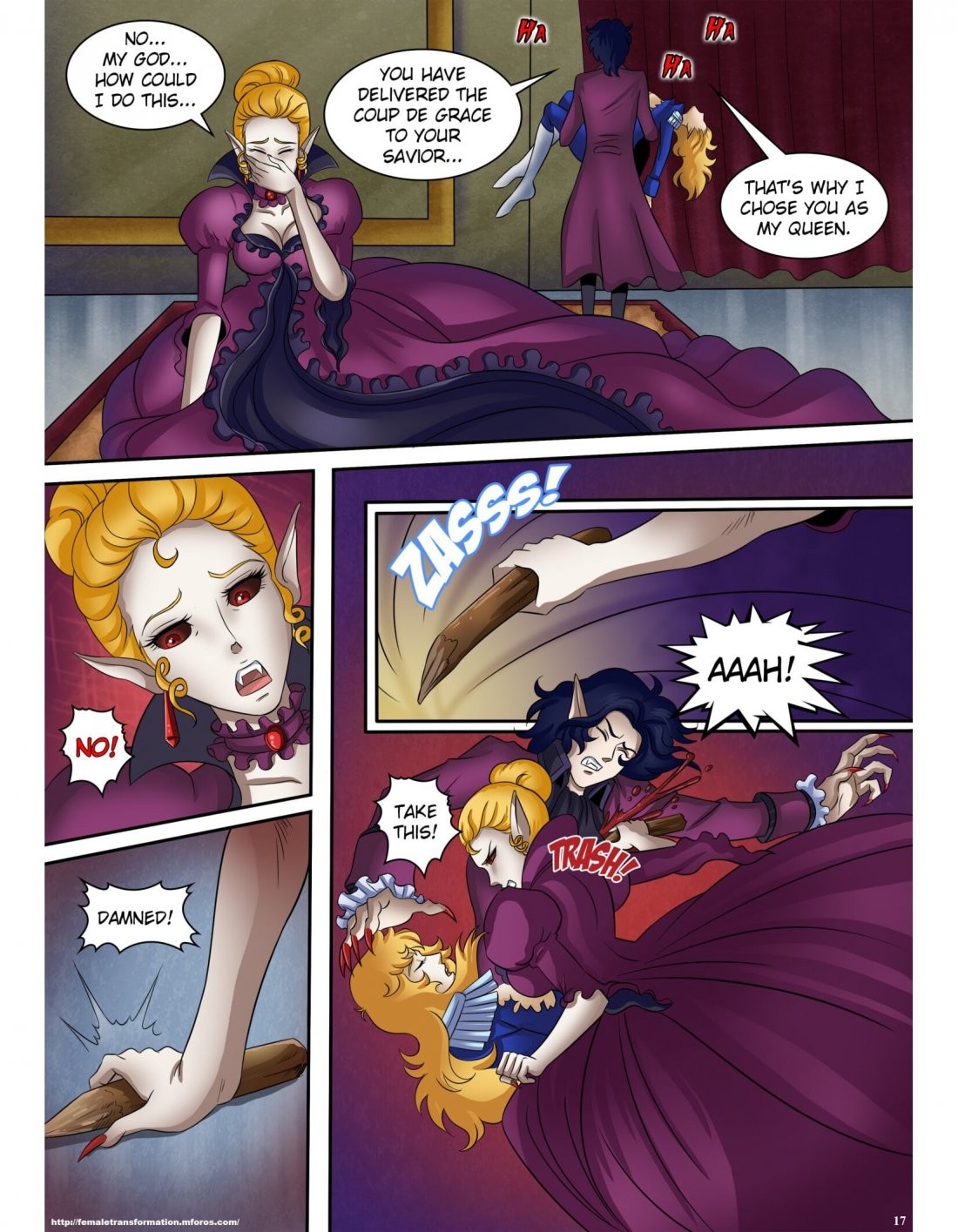 Lady Vampire 3 porn comic picture 18