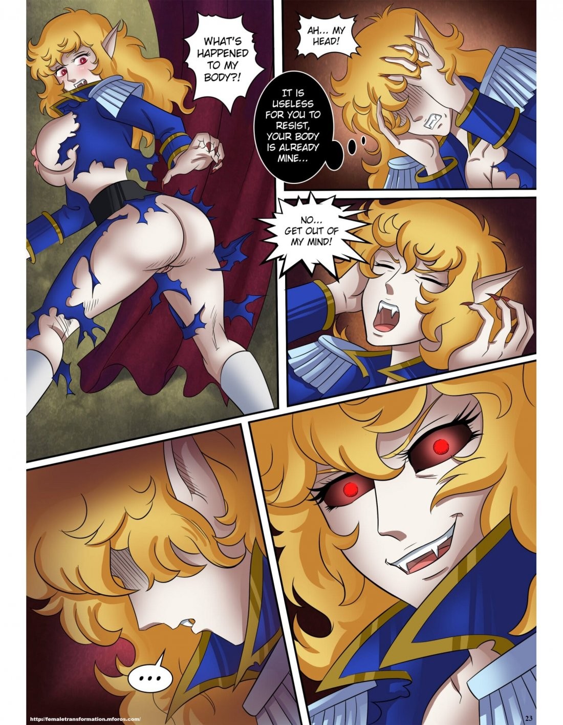 Lady Vampire 3 porn comic picture 24