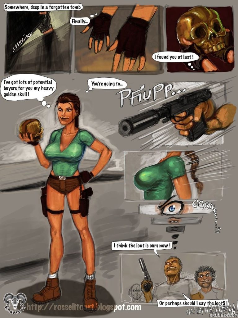 Lara Raped in Tomb porn comic picture 1