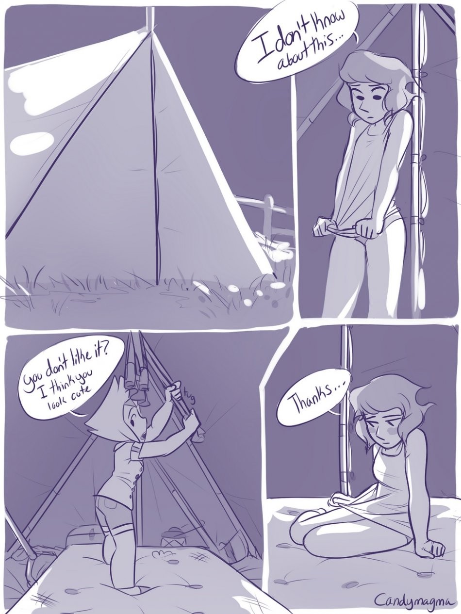 Lesbo Camping porn comic picture 1