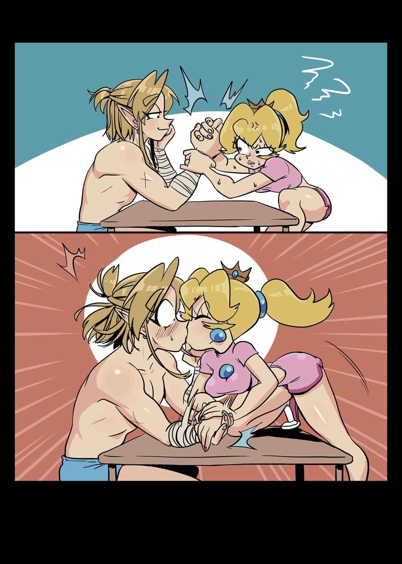 Link x Peach SunShine porn comic picture 19