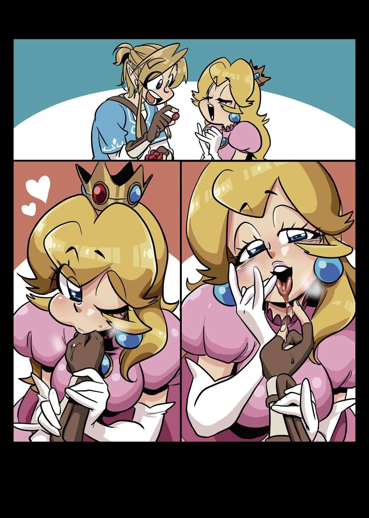 Link x Peach SunShine porn comic picture 22