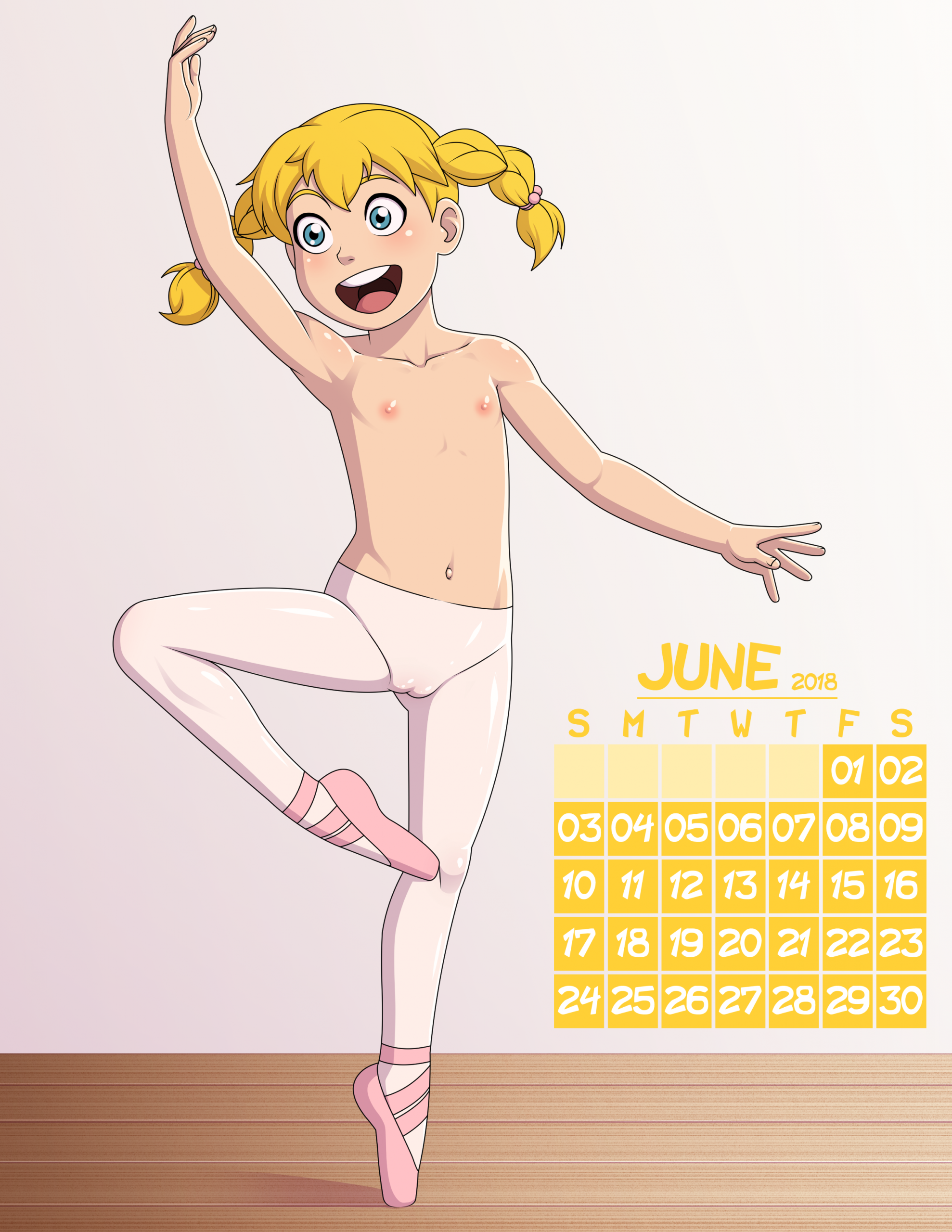 Loli Club Calendar 2018 porn comic picture 6